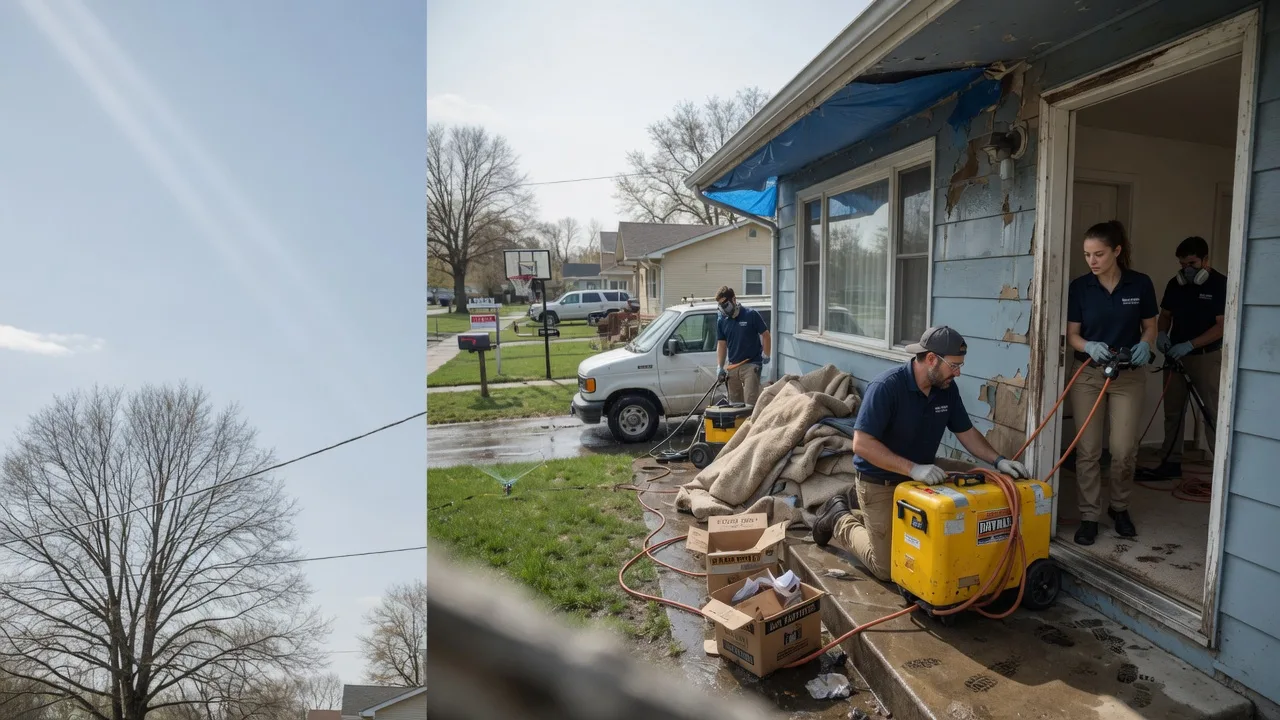 Basement Flood Cleanup in Kinmundy, IL near me